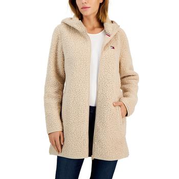 Tommy Hilfiger | Women's Hooded Sherpa Car Coat商品图片,5.4折