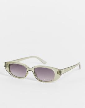 ASOS | ASOS DESIGN frame slim cat eye sunglasses  - MULTI商品图片,8.1折