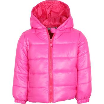 推荐Dino spikes puffer jacket in pink with hood商品