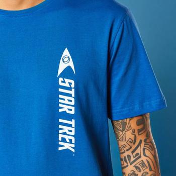商品Star Trek | Science Star Trek T-Shirt - Royal Blue,商家Zavvi US,价格¥150图片