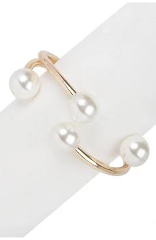 SAACHI | Hinged Faux Pearl Cuff,商家Nordstrom Rack,价格¥244
