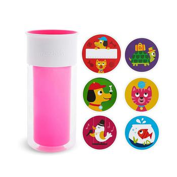 商品Munchkin | Miracle 360 Insulated Sippy Cup, with Stickers, 9 Ounce, Pink,商家Macy's,价格¥144图片