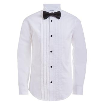 Calvin Klein | Big Boys Tuxedo Shirt and Bow Tie Box Set商品图片,独家减免邮费