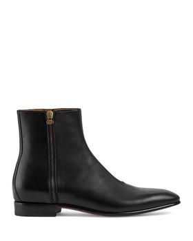 Gucci | Men's Side Zip Ankle Boots商品图片,独家减免邮费