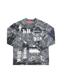 Diesel | Camouflage Cotton Long Sleeve T-shirt 额外7折, 额外七折