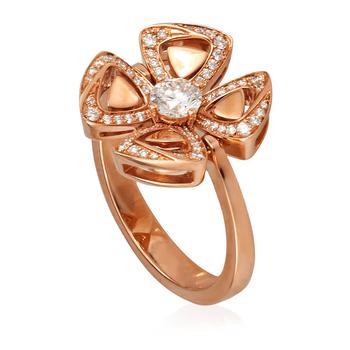 商品BVLGARI | Fiorever Ladies 18k Rose Gold Ring Size 49,商家Jomashop,价格¥29461图片