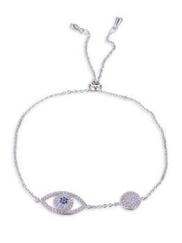 推荐Luxe Evil Eye Crystal Slider Bracelet商品