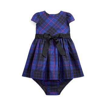 商品Ralph Lauren | Baby Girls Plaid Fit and Flare Dress and Bloomer, 2 Piece Set,商家Macy's,价格¥321图片