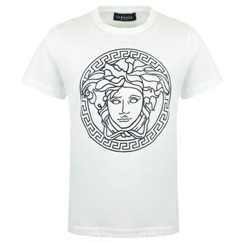 推荐White & Black Large Medusa Logo Short Sleeve T Shirt商品