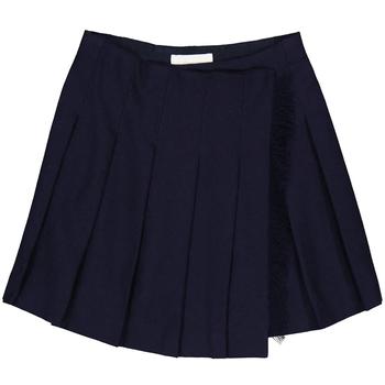 product Burberry Girls Klorrian Navy Pleated Skirt image