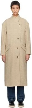 推荐Beige & White Sabine Coat商品