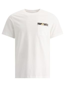 推荐Barbour Men's White Other Materials T-Shirt商品