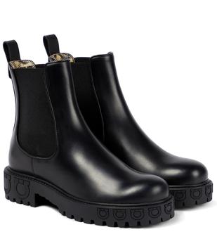推荐Varsi leather Chelsea ankle boots商品