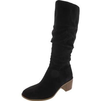 Style & Co | Style & Co. Womens August Faux Leather Almond Toe Knee-High Boots商品图片,1.8折起, 独家减免邮费