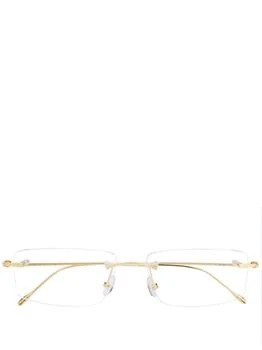 Cartier | Cartier Rimless Rectangular Frame Glasses 7.2折
