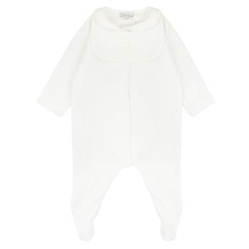 推荐White Velour Poplin Bib Romper商品