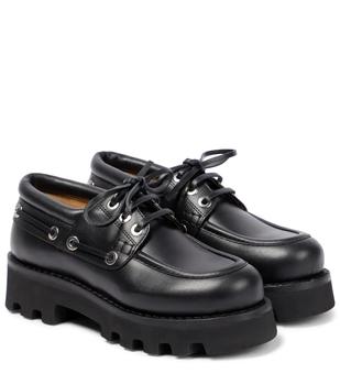 推荐Moc leather platform Derby shoes商品