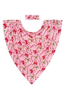 Posh Peanut | Helen Candy Cane Swaddle & Bow Head Wrap Set,商家Nordstrom Rack,价格¥95