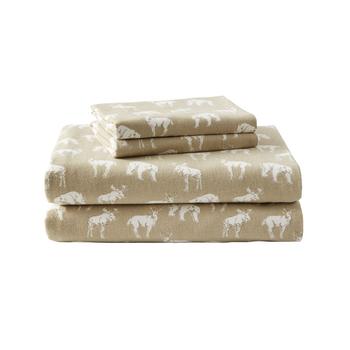 Eddie Bauer评价, Eddie Bauer | Ski Patrol Cotton Flannel 3-Piece Twin Sheet Set商品图片 