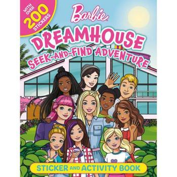 商品Barbie Dreamhouse Seek-and-Find Adventure: 100% officially Licensed by Mattel, Sticker & Activity Book For Kids Ages 4 to 8 by Mattel图片