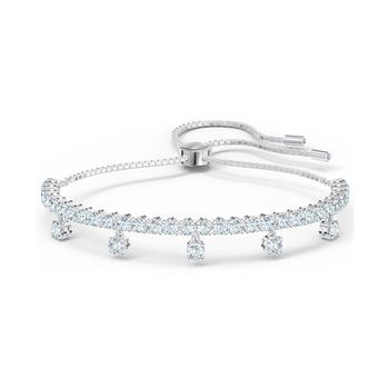 Swarovski | Silver-Tone Crystal Slider Bracelet商品图片,