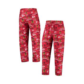 商品Concepts Sport | Men's Red Chicago Blackhawks Flagship Knit Pants,商家Macy's,价格¥192图片