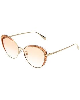 推荐Alexander McQueen Women's AM0310S 59mm Sunglasses商品