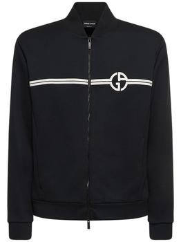 Giorgio Armani | Logo Knit Blouson Jacket商品图片,额外8.5折, 额外八五折