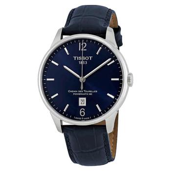 推荐Tissot Chemin Des Tourelles Automatic Blue Dial Men's Watch T0994071604700商品