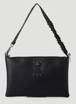 推荐Icon Zero Ruched Strap Shoulder Bag in Black商品