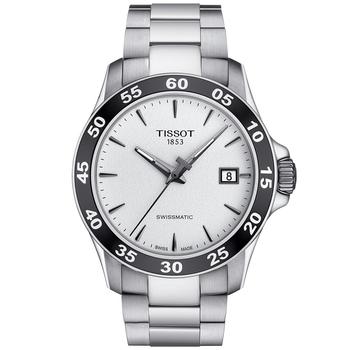 Tissot | Men's Swiss Automatic T-Sport V8 Gray Stainless Steel Bracelet Watch 42.5mm商品图片,