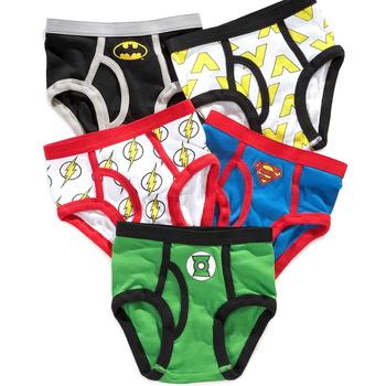 商品DC Comics | 男童Justice League Boys' 5-Pack Cotton Briefs,商家Macy's,价格¥149图片