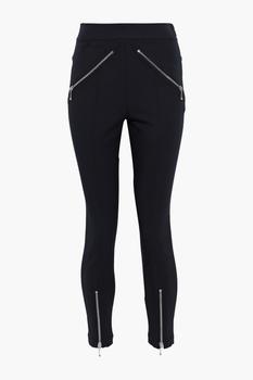 Alexander Wang | Zip-detailed stretch cotton and modal-blend skinny pants商品图片,4.9折