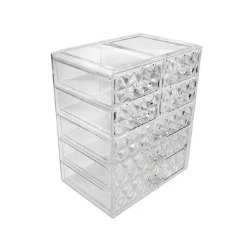 Sorbus | Cosmetic Makeup and Jewelry Storage Case Display - 3 Large 4 Small Drawers,商家Macy's,价格¥524