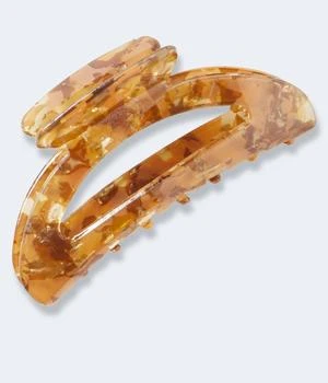 Aeropostale | Aeropostale Neutral Rounded Marble Claw Hair Clip 2.1折