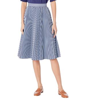 kate spade连衣裙, Kate Spade | Pastry Stripe Pleated Skirt商品图片 