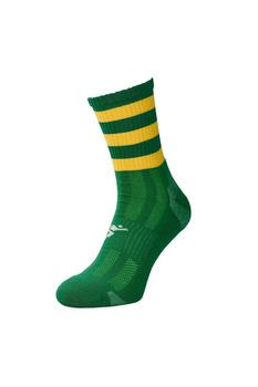 推荐Precision Unisex Adult Pro Hooped Football Socks (Green/Gold)商品