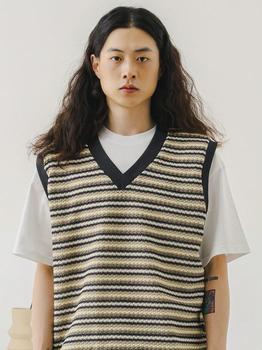 商品CAMELWORK | Mixed Color Mesh Vest _ Yellow,商家W Concept,价格¥446图片