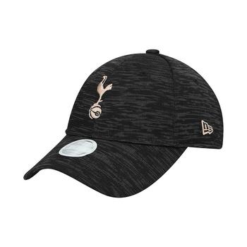 New Era | Women's Black Tottenham Hotspur Shiny Tech 9FORTY Adjustable Hat商品图片,