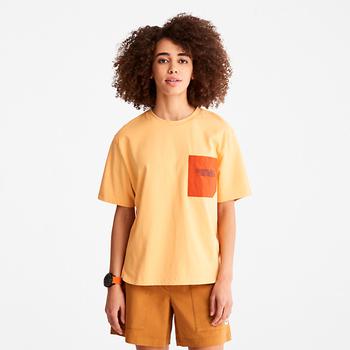 Timberland | TimberCHILL™ Pocket T-Shirt for Women in Orange商品图片,5折