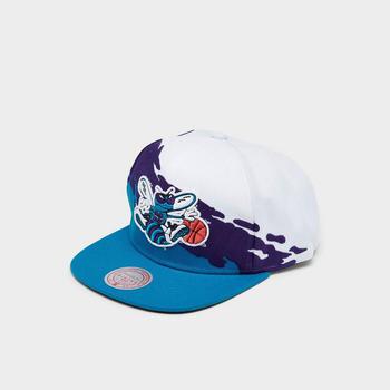 Mitchell and Ness | Mitchell & Ness Charlotte Hornets NBA Paintbrush Snapback Hat商品图片,