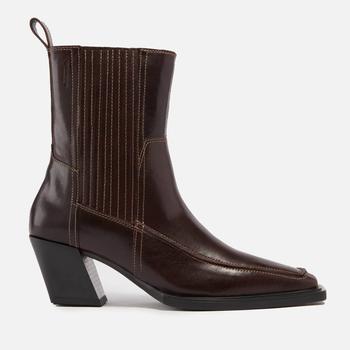 推荐Vagabond Alina Heeled Western-Style Leather Boots商品
