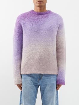 推荐Gradient mohair-blend sweater商品