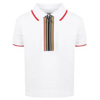 商品White Mini Samuel Short Sleeve Polo Shirt图片