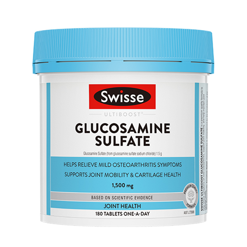 商品Swisse/斯维诗葡萄糖胺糖维骨力 180粒/瓶 软骨素关节钙片图片