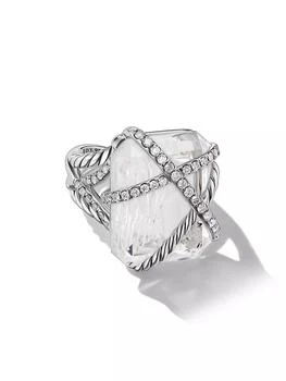 David Yurman | Cable Wrap Ring in Sterling Silver,商家Saks Fifth Avenue,价格¥24379