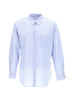 推荐Comme des Garçons Shirt Pocket Patch Striped Shirt商品