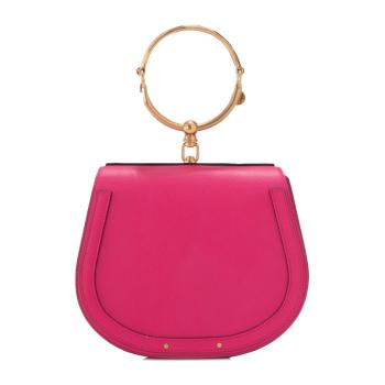 chloe c多少钱, Chloé | Chloe' 蔻依 女士玫红色小牛皮单肩包斜挎包 C17US300-HEU-6P1商品图片 满$100享9.5折, 满折