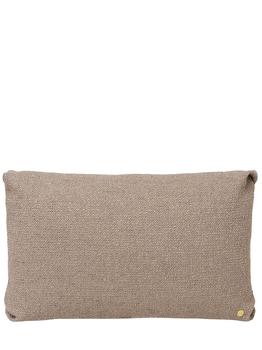 商品Ferm Living | Cotton Blend Bouclé Clean Cushion,商家LUISAVIAROMA,价格¥1548图片