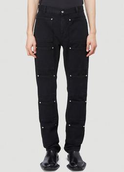 推荐Multi-Pocket Jeans in Black商品